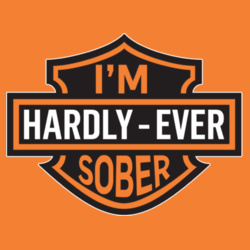 HARDLY-EVER SOBER - HOODIE Design