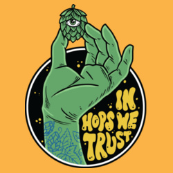 IN HOPS WE TRUST - HOODIE Design