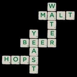 BEER INGREDIENTS LADIES - BLACK Design