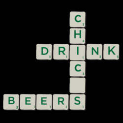 CHICKS DRINK BEERS LADIES - BLACK Design